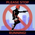Please Stop Running! A running & jumping game